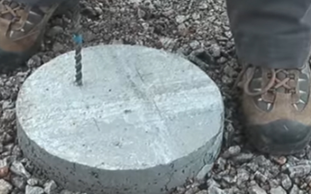 Perçage des points de fixation